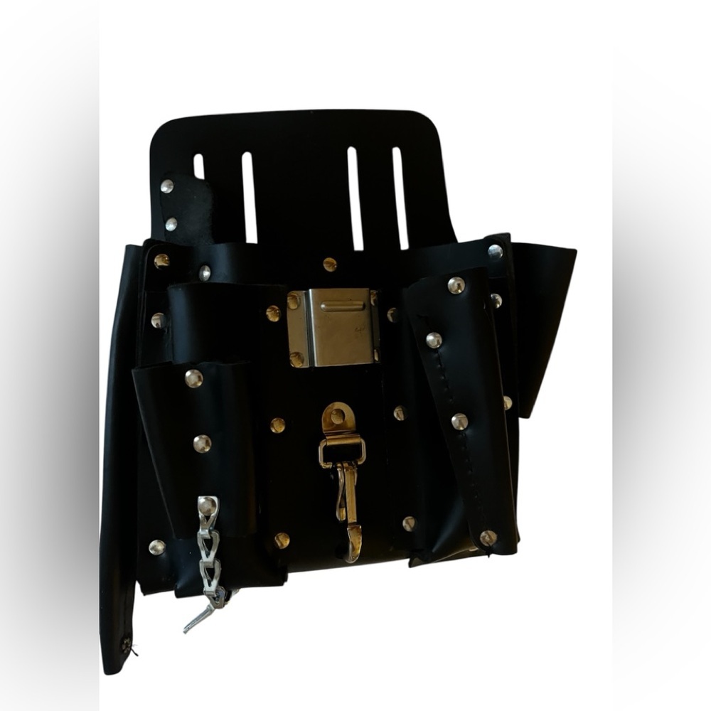 Klein Black Leather Tool Pouch